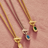 Mini Elisa Toggle Necklace - Lizzy G's Fine Gifts