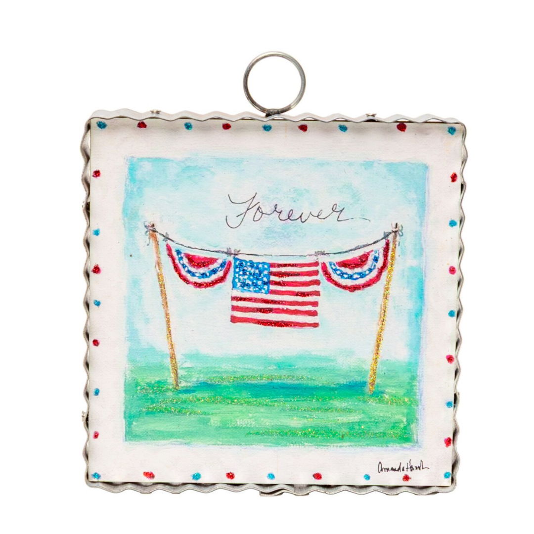 Mini Gallery- Forever Free Flag - Lizzy G's Fine Gifts