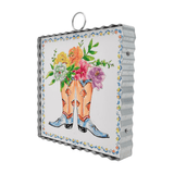 Mini Gallery Print - Blue Cowboy Boots - Lizzy G's Fine Gifts