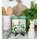 Mini Gallery Print - Bunny in Tulips - Lizzy G's Fine Gifts