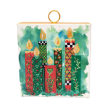 Mini Gallery Print - Christmas Cottage Candles - Lizzy G's Fine Gifts