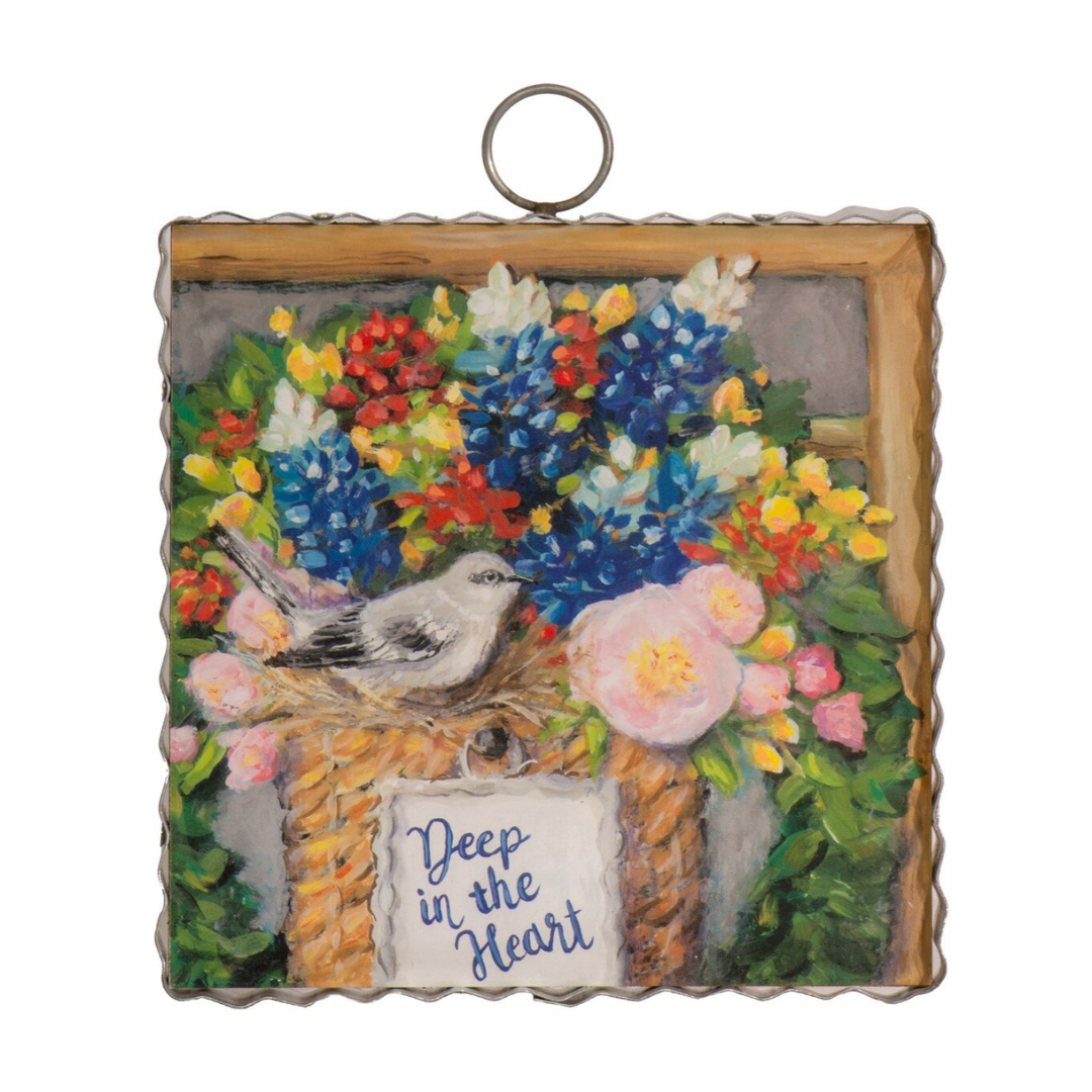 Mini Gallery Print - Deep in the Heart - Lizzy G's Fine Gifts