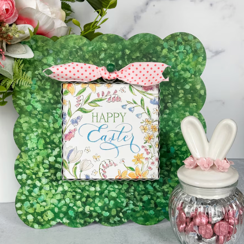 Mini Gallery Print - Happy Easter Flower - Lizzy G's Fine Gifts