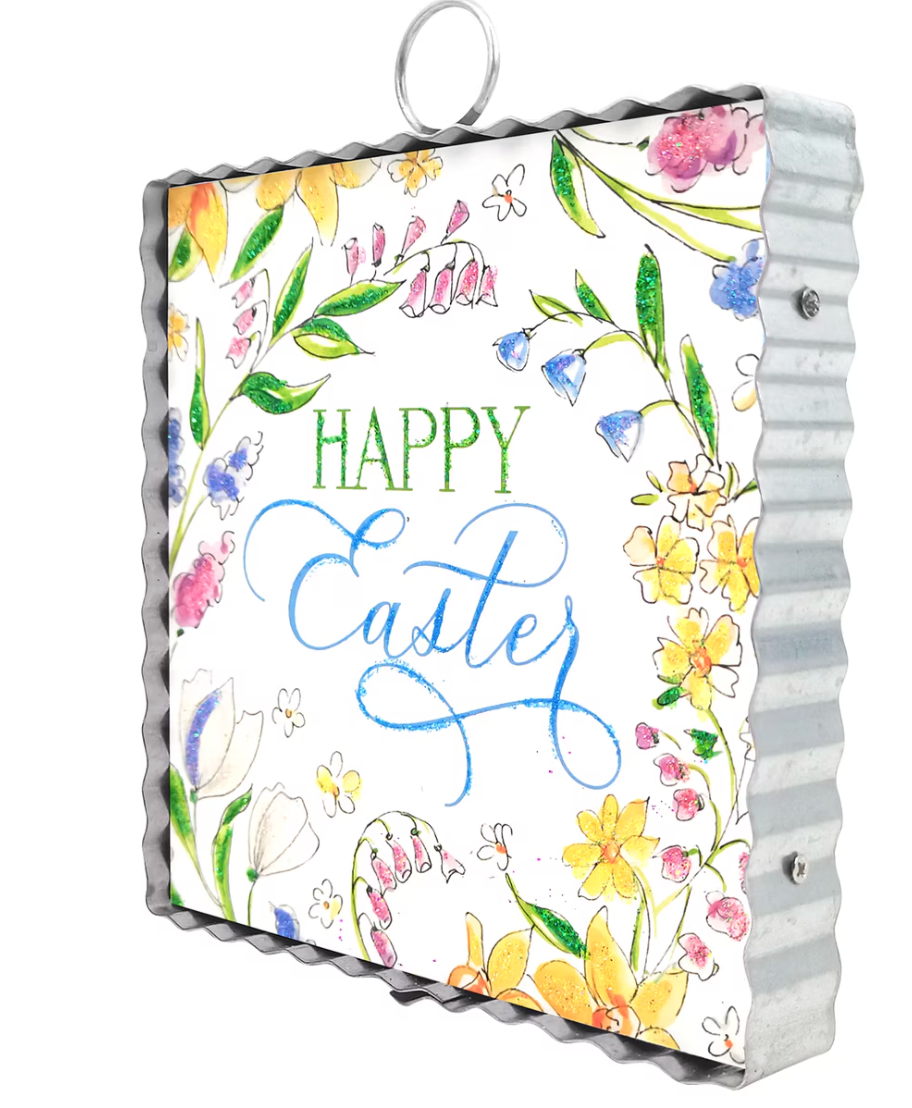 Mini Gallery Print - Happy Easter Flower - Lizzy G's Fine Gifts