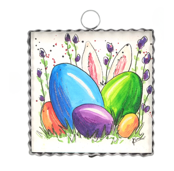 Mini Gallery Print - Hide & Seek Bunny - Lizzy G's Fine Gifts