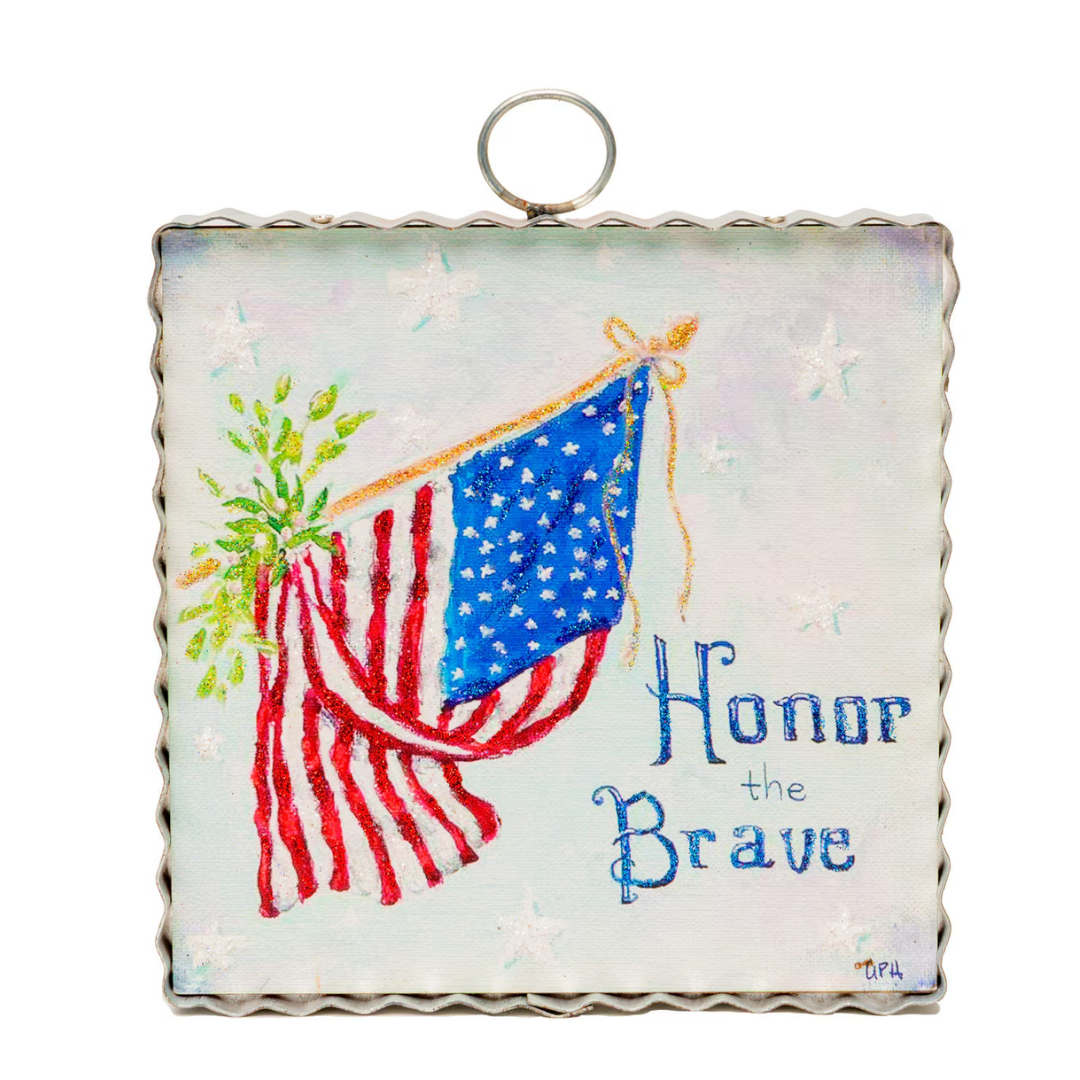 Mini Gallery Print - Honor the Brave - Lizzy G's Fine Gifts