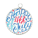 Mini Round Happy 4th Of July - Lizzy G's Fine Gifts