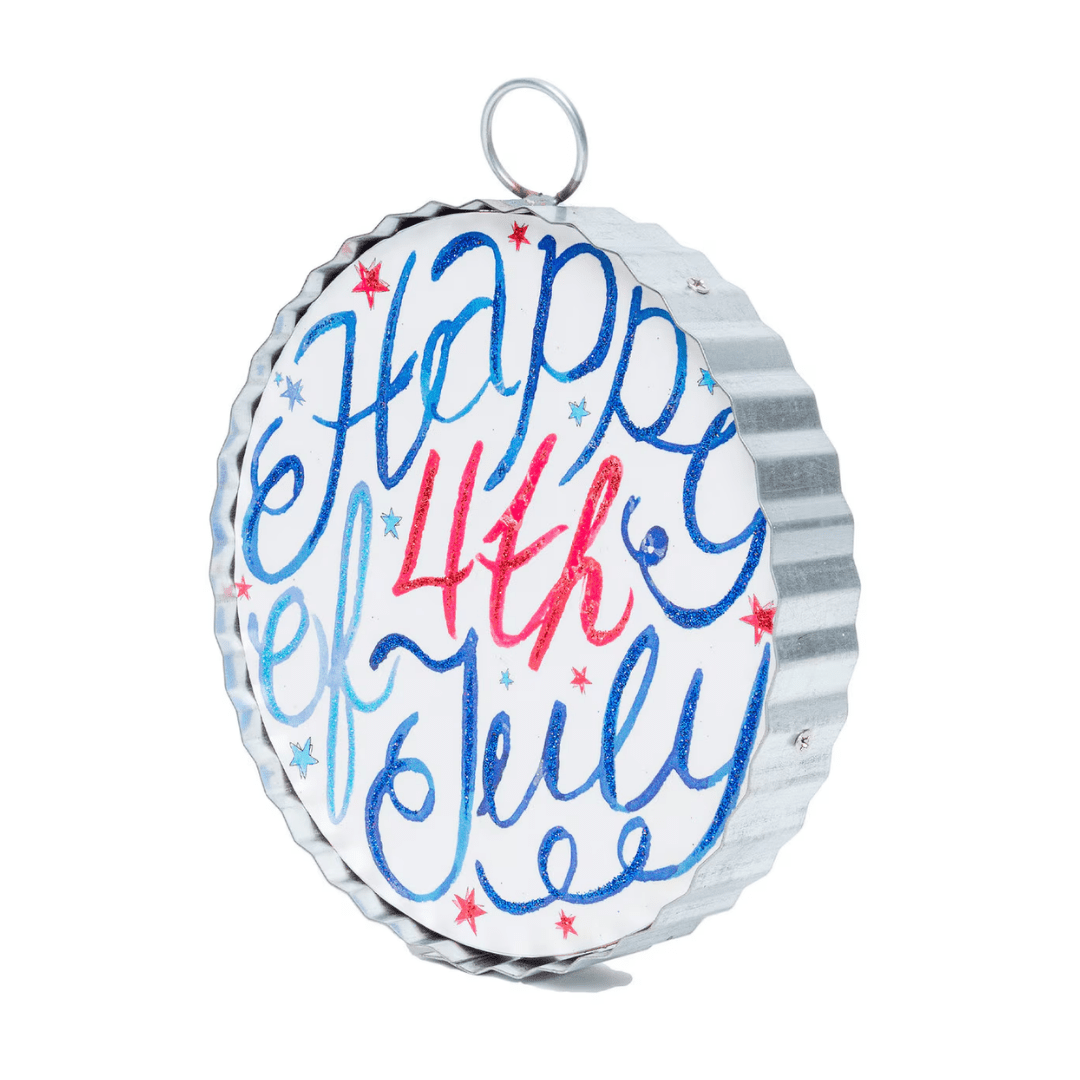 Mini Round Happy 4th Of July - Lizzy G's Fine Gifts