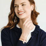 Mother of Pearl Cross Bracelet - Lizzy G's Fine Gifts
