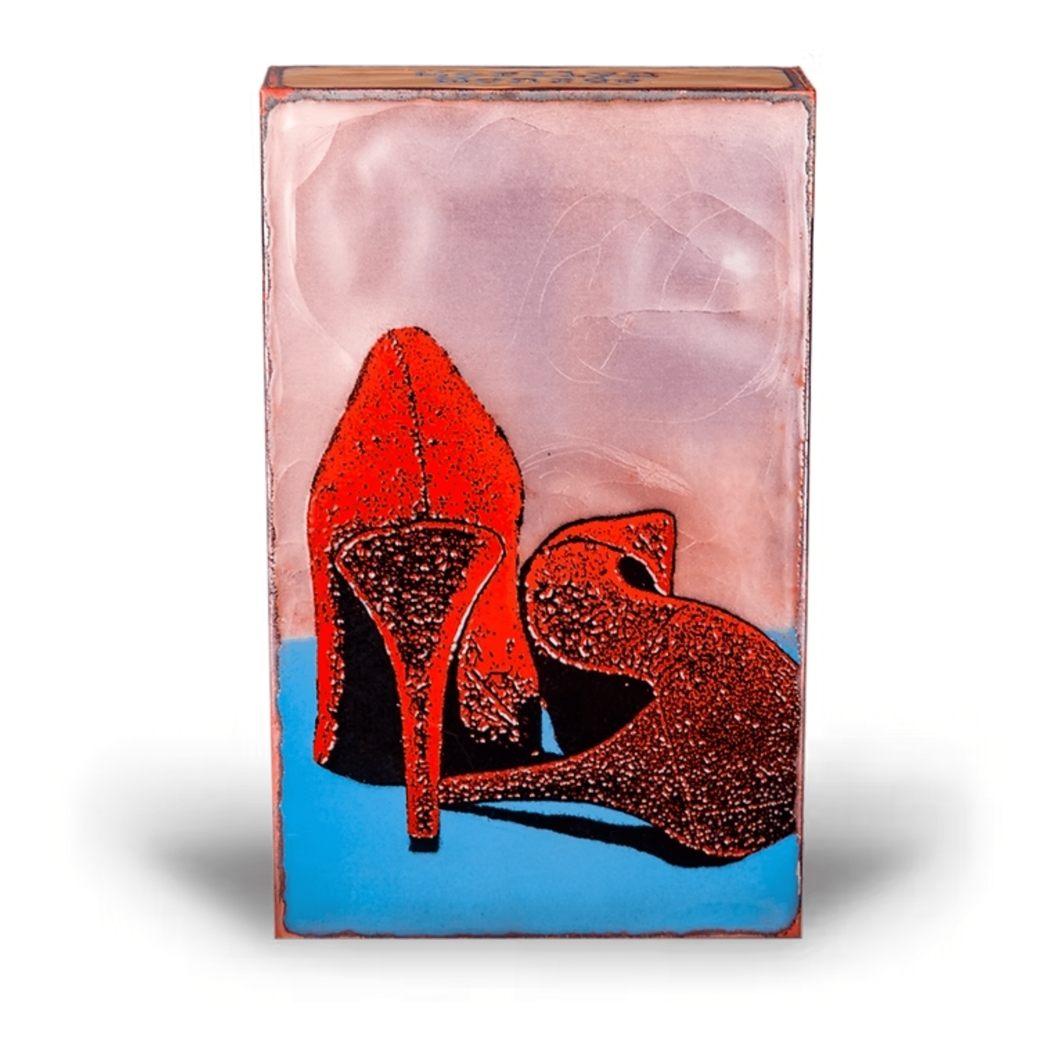 Ms. - 052 - Copper Art Block - Lizzy G's Fine Gifts