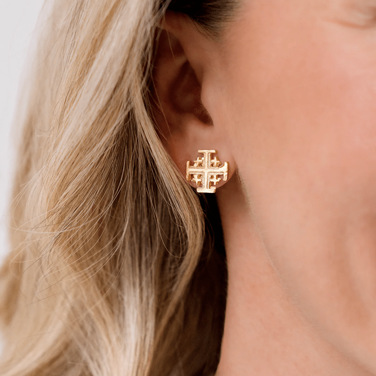Multi Cross Stud Earrings - Lizzy G's Fine Gifts
