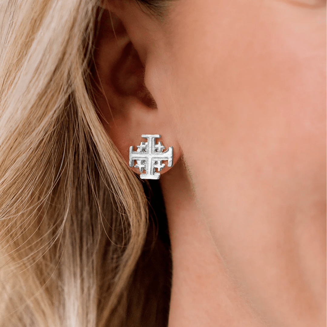 Multi Cross Stud Earrings - Lizzy G's Fine Gifts