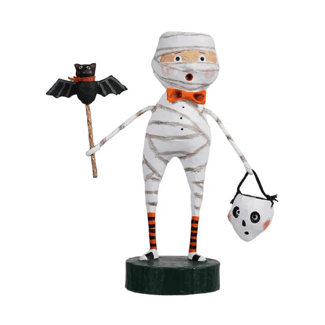 Mummy Boy Figurine by Lori Mitchell - Lizzy G's Fine Gifts
