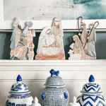 Nativity Set - 3 Piece Set of Metal Decor - Lizzy G's Fine Gifts