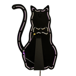 Neon Light Black Cat Metal Decor - Lizzy G's Fine Gifts