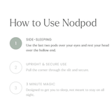 NodPod Weighted Sleep Eye Mask - Lizzy G's Fine Gifts