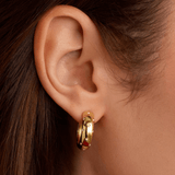 Noel Shimmer Hoops - Lizzy G's Fine Gifts