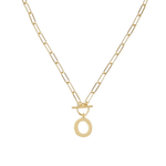 O Toggle Necklace - Lizzy G's Fine Gifts