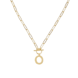 O Toggle Necklace - Lizzy G's Fine Gifts