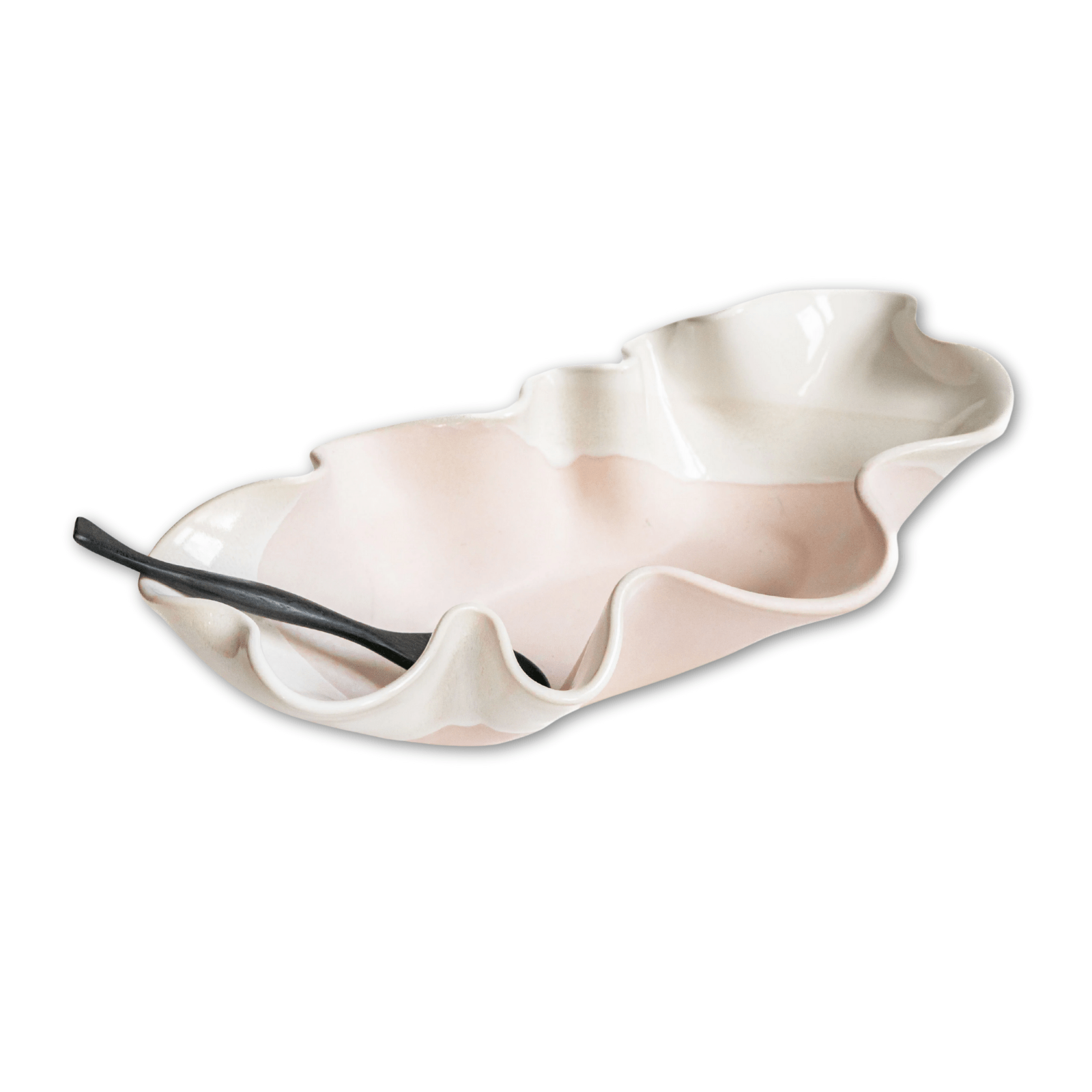 Oblong Bowl & Spoon - Lizzy G's Fine Gifts