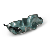 Oblong Bowl & Spoon - Lizzy G's Fine Gifts