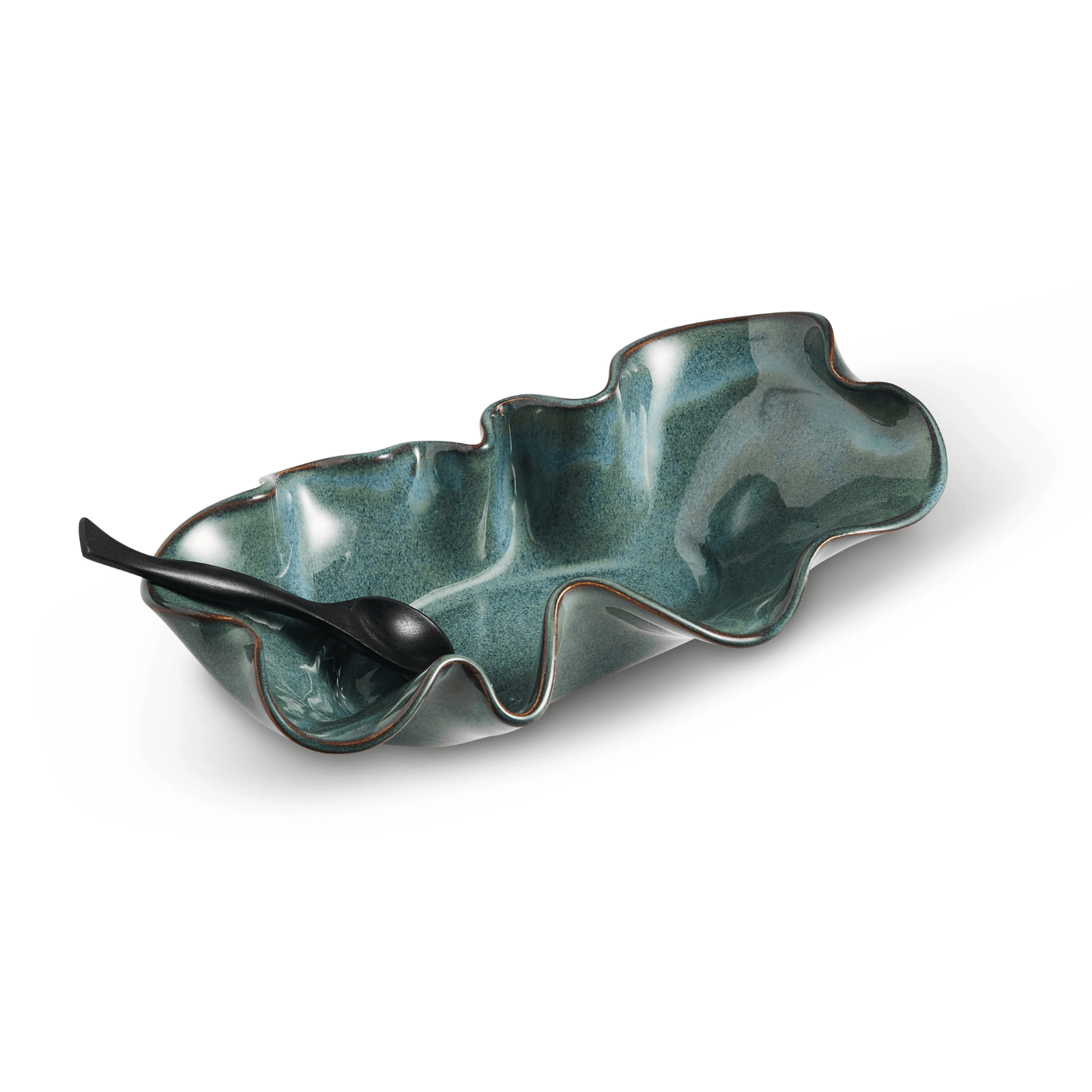 Oblong Bowl & Spoon - Lizzy G's Fine Gifts