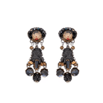 Obsidian Night Earrings - C2466 - Lizzy G's Fine Gifts