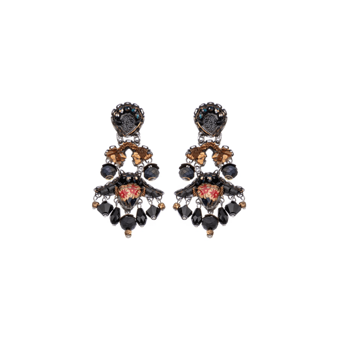 Obsidian Night Earrings - Sumi - Lizzy G's Fine Gifts