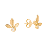Olive Leaf Stud Earring - Lizzy G's Fine Gifts