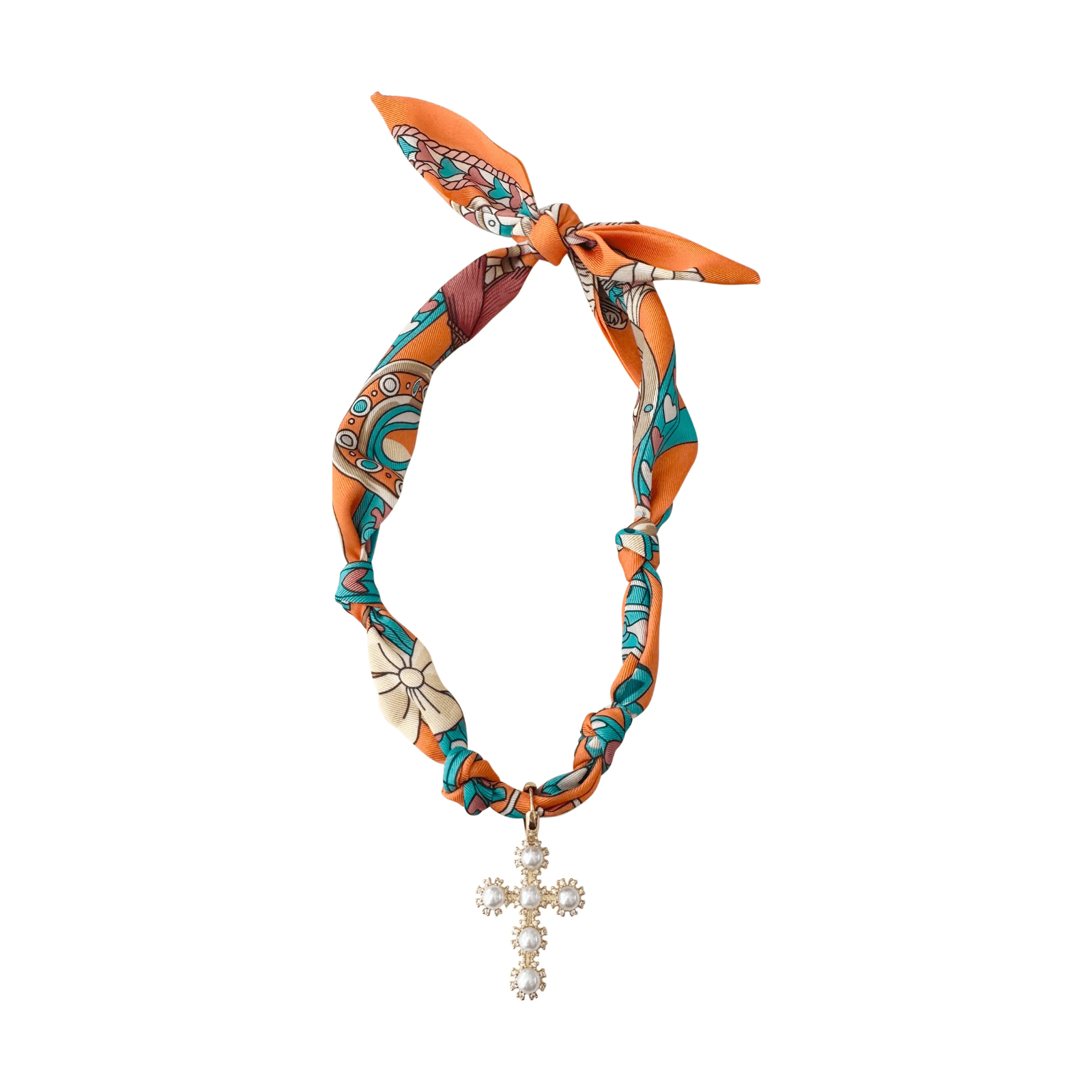 Palmas Scarf Necklace - Lizzy G's Fine Gifts