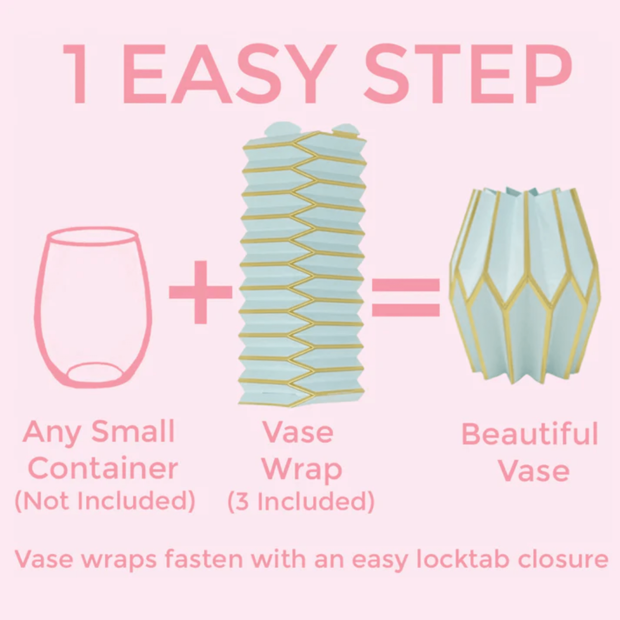 Paper Vase Wraps (Multiple Designs Available) - Lizzy G's Fine Gifts