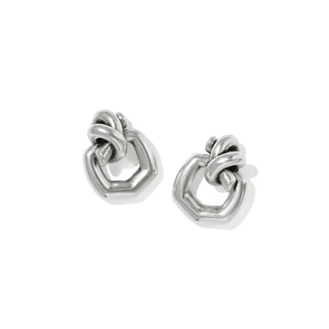 Parker Knot Open Frame Earrings - Lizzy G's Fine Gifts