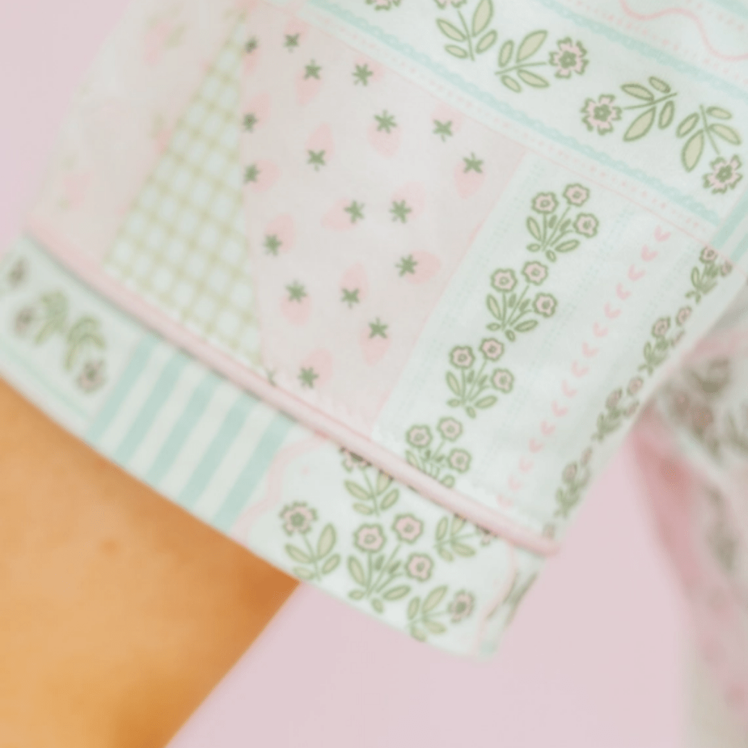 Patchwork Floral Pajama Set - Lizzy G's Fine Gifts