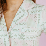 Patchwork Floral Pajama Set - Lizzy G's Fine Gifts