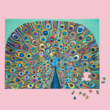 Peacock 1000 Piece Puzzle - Lizzy G's Fine Gifts