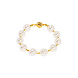 Pearl Beaded Bracelet with Tube Spacers - Lizzy G's Fine Gifts