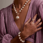 Pearl Beaded Bracelet with Tube Spacers - Lizzy G's Fine Gifts