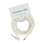 Pearl Beaded Phone Cord - Lizzy G's Fine Gifts