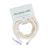 Pearl Beaded Phone Cord - Lizzy G's Fine Gifts