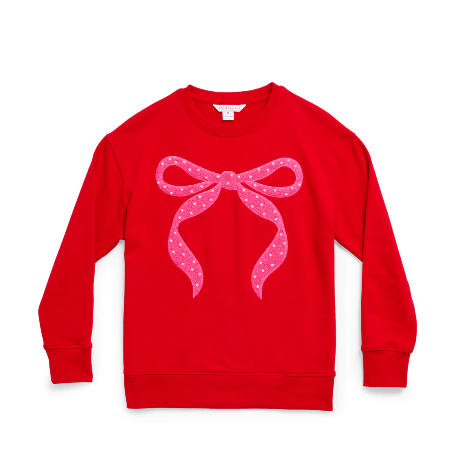 Pearl Bow Sweatshirt - Lizzy G's Fine Gifts