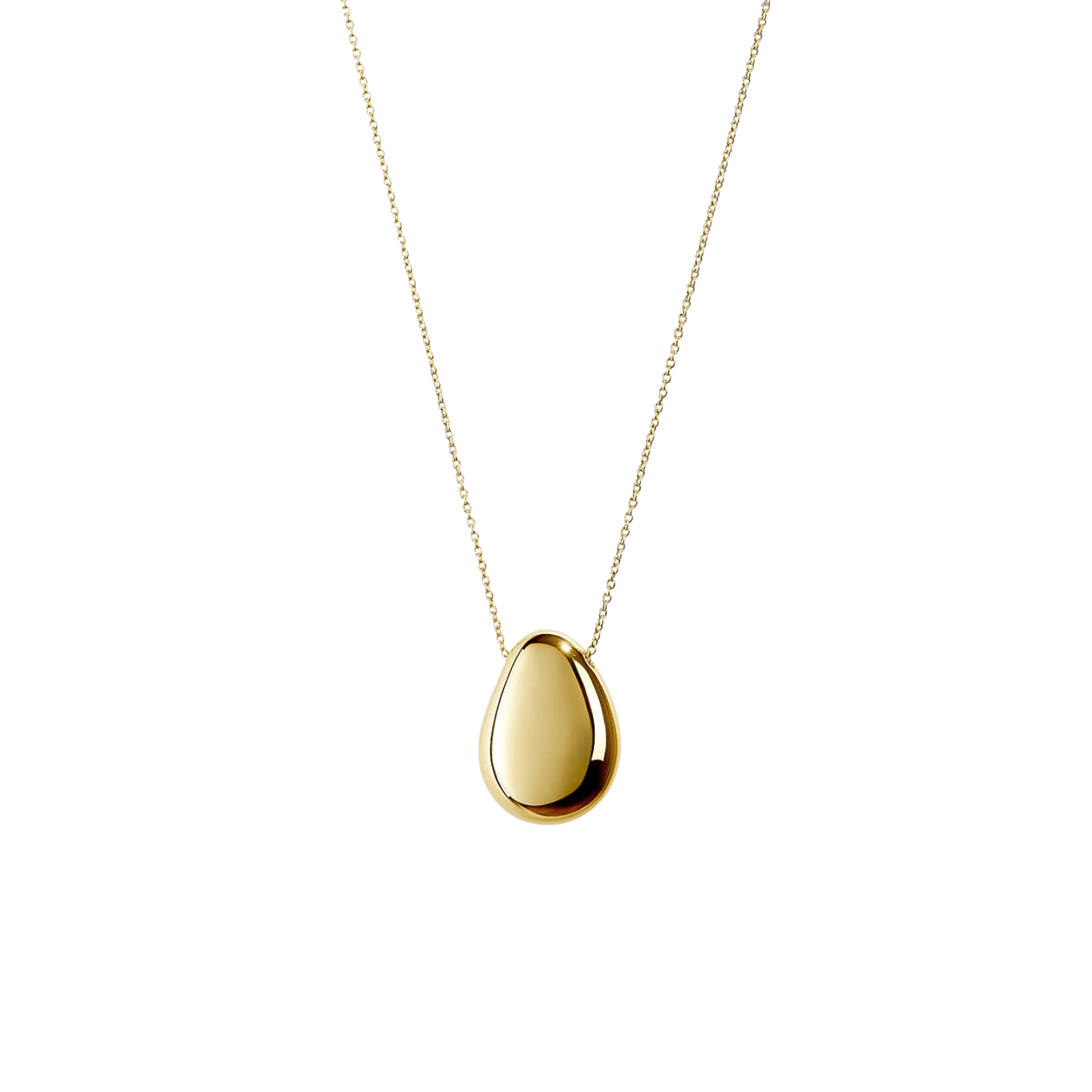 Pebble Gold Pendant Necklace - Lizzy G's Fine Gifts