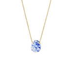 Pebble Mini Marble Blue Necklace - Lizzy G's Fine Gifts