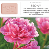 Peony Soap Bar - Lizzy G's Fine Gifts