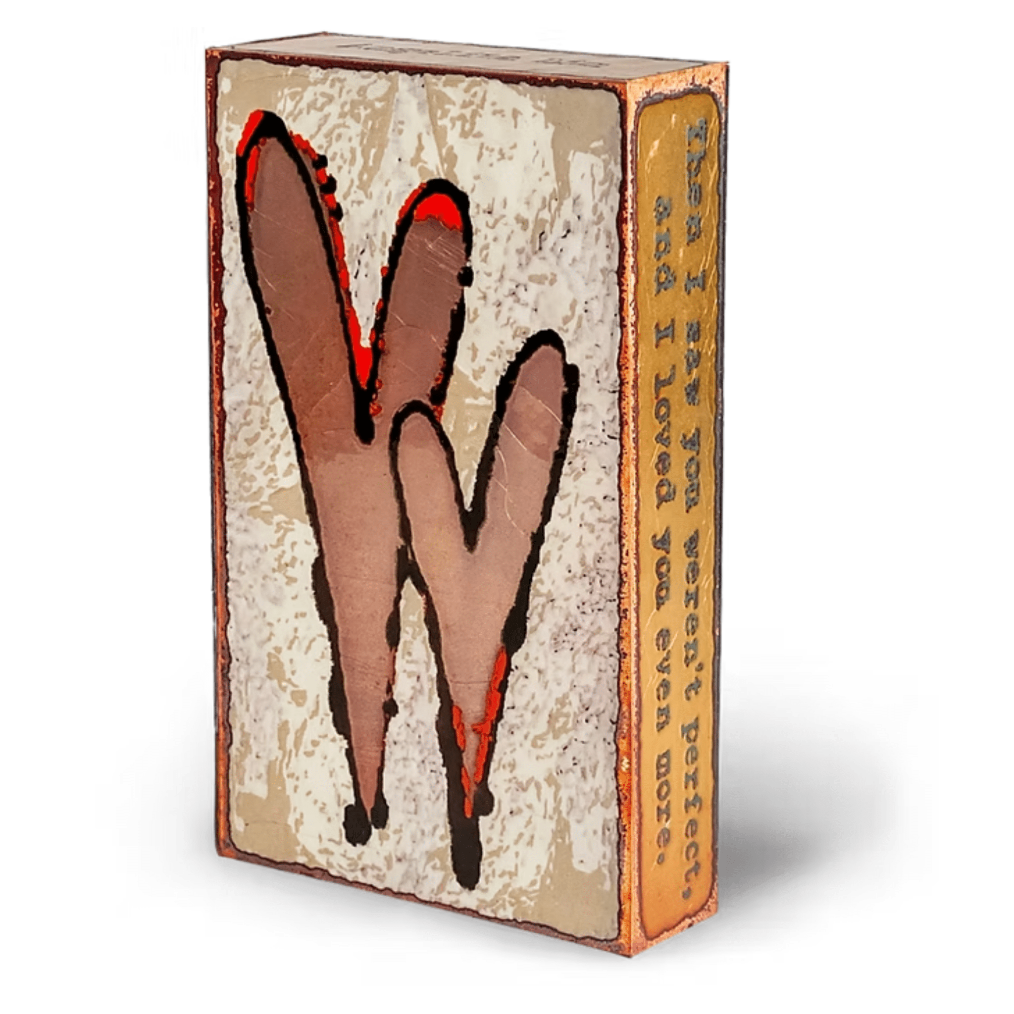Perfect - 257 - Copper Art Block - Lizzy G's Fine Gifts