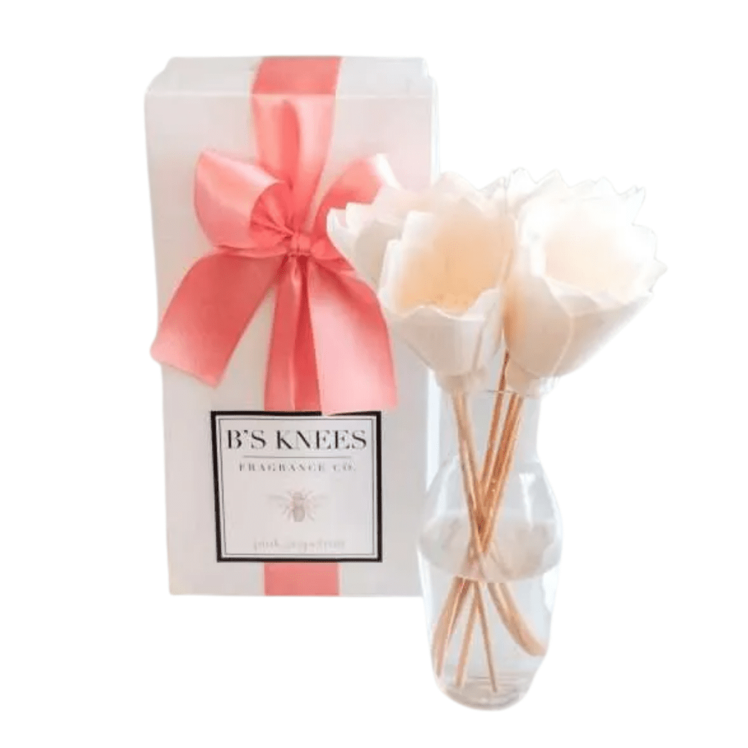 Pink Grapefruit Flower Diffuser - Lizzy G's Fine Gifts