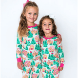 Pink Jolly Gingerbread Two Piece PJ Set - Lizzy G's Fine Gifts