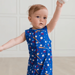 Play Ball Pocket Romper - Lizzy G's Fine Gifts