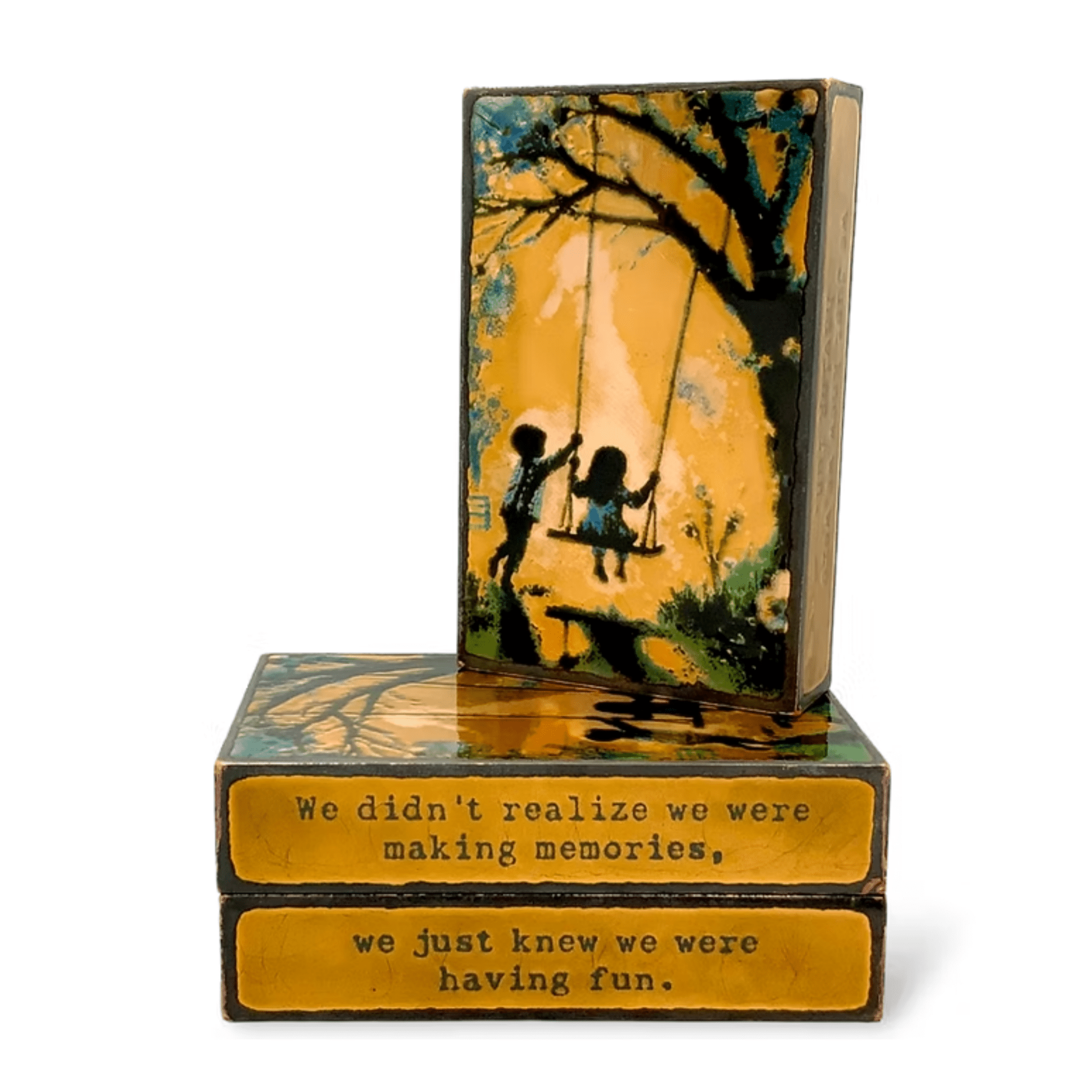 Playtime - 285 - Copper Art Block - Lizzy G's Fine Gifts