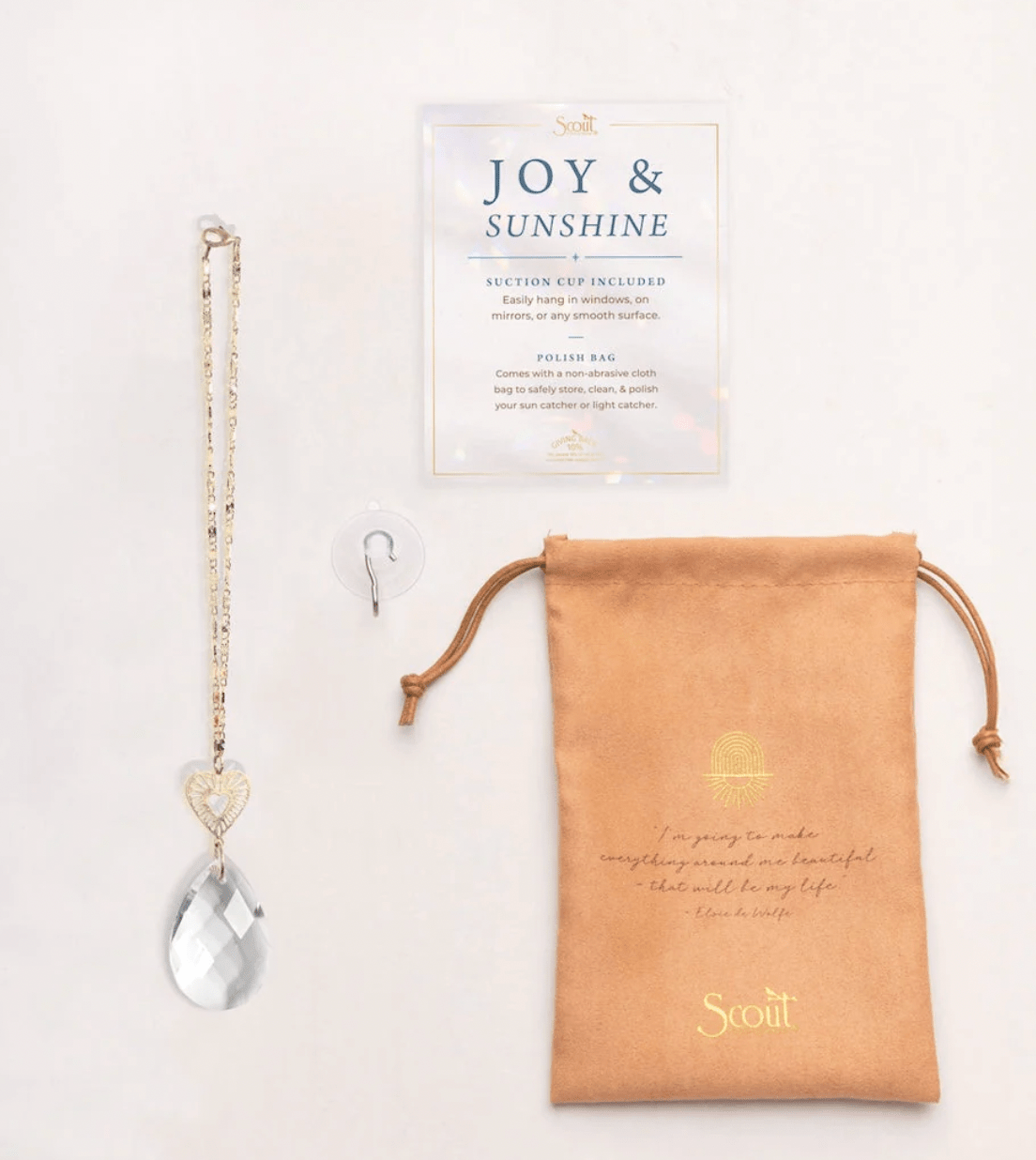 Pocket Suncatcher - Radiating Heart - Lizzy G's Fine Gifts