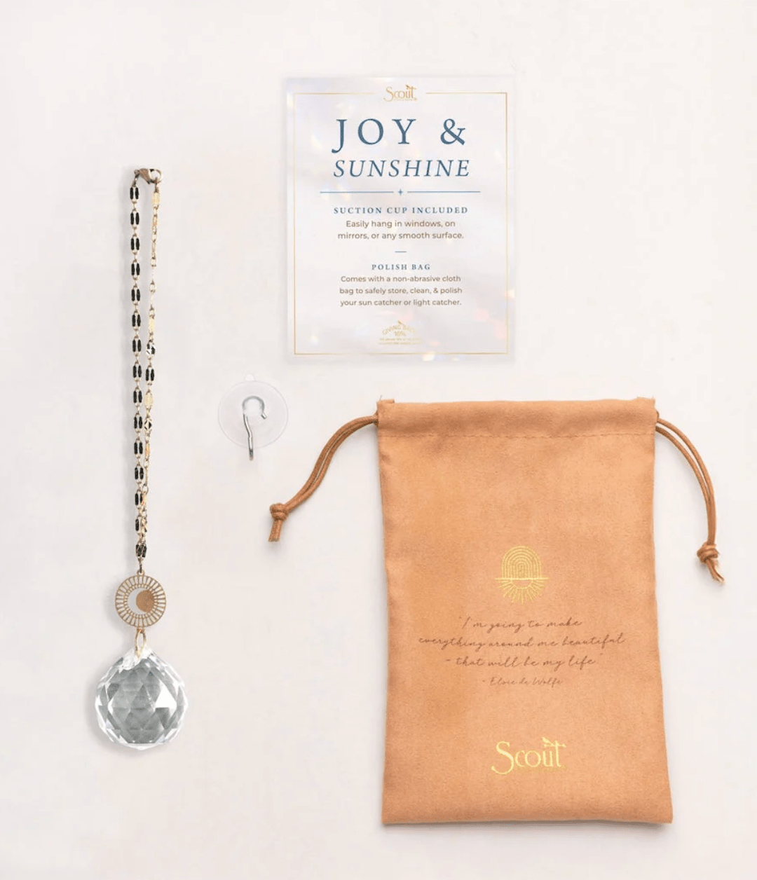 Pocket Suncatcher - Radiating Moon - Lizzy G's Fine Gifts
